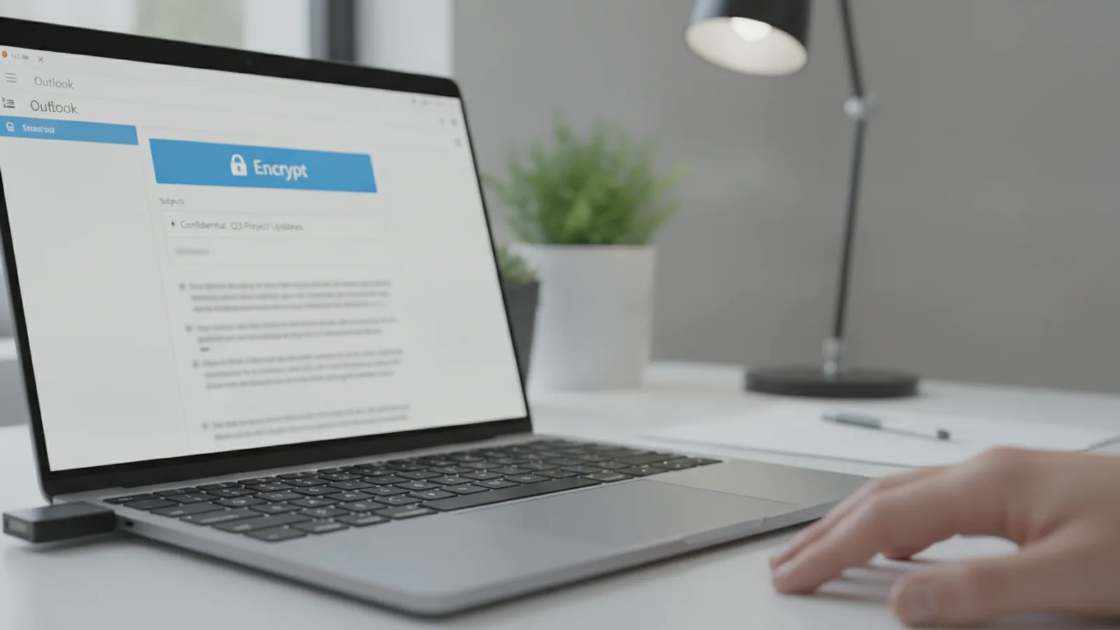 How To Encrypt Email In Outlook cover image